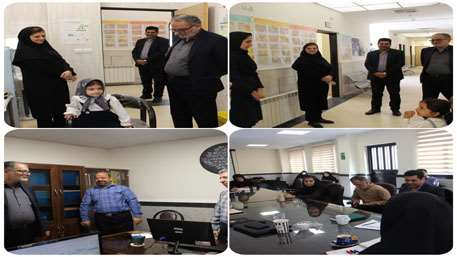  بازدید معاون بهداشتی دانشگاه علوم پزشکی از ستاد شبکه بهداشت و درمان  و مراکز خدمات جامع سلامت شهرستان مهدیشهر